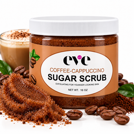 Coffee-Cappuccino Sugar Scrub – 16 oz
