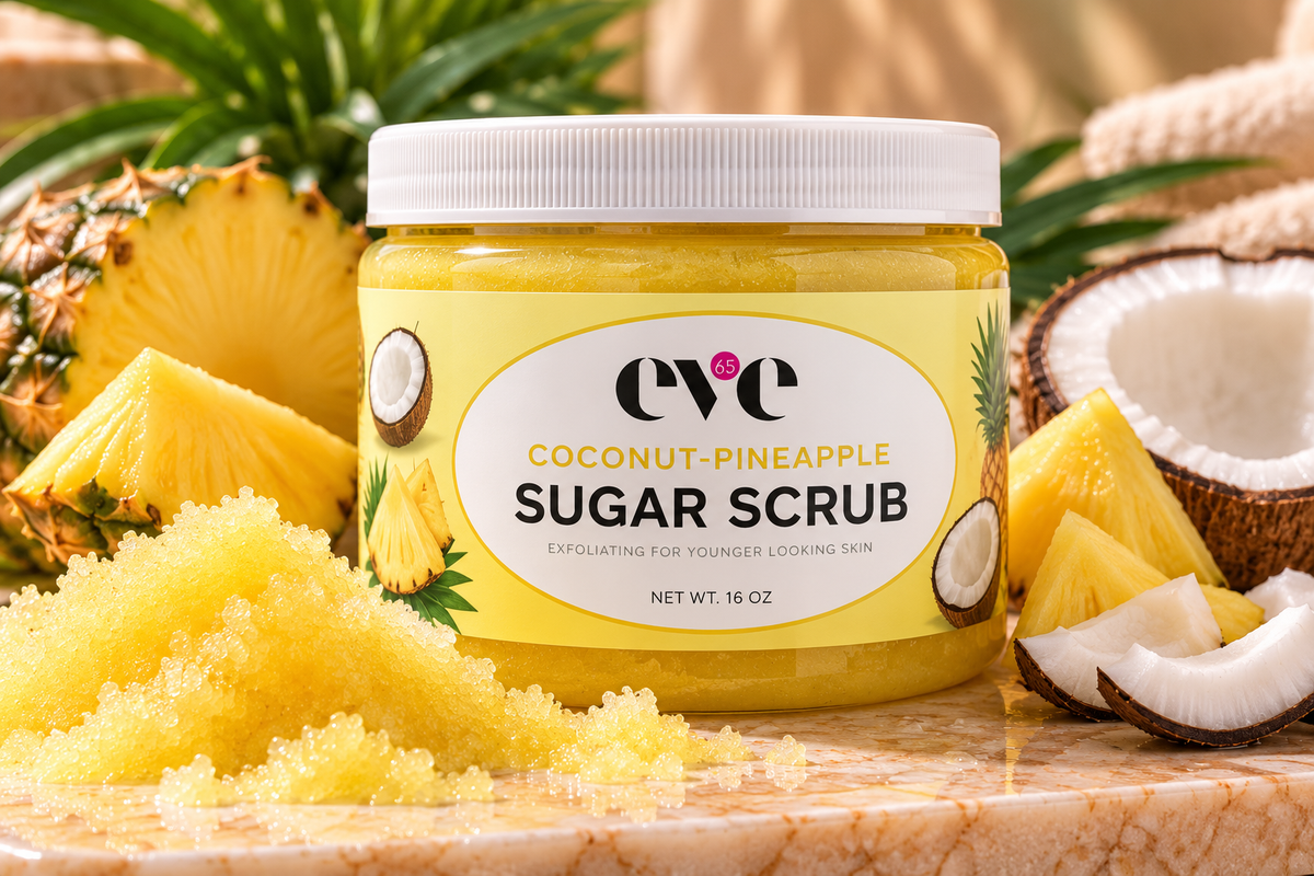 Coconut-Pineapple Sugar Scrub – 16 oz